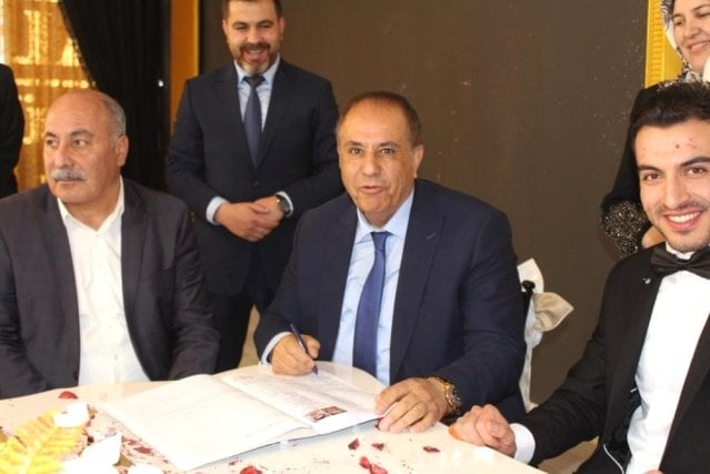 Vanlı iş insanı ve VATSO Eski Başkanı Zahir Kandaşoğlu, nikah şahidi oldu